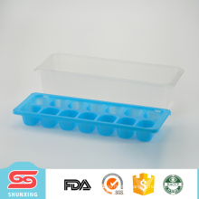 Guangdong personalized refrigerator grid container plastic ice tray for wholesale